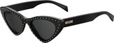 Thumbnail for your product : Moschino Cat-Eye Studded Optical Frames