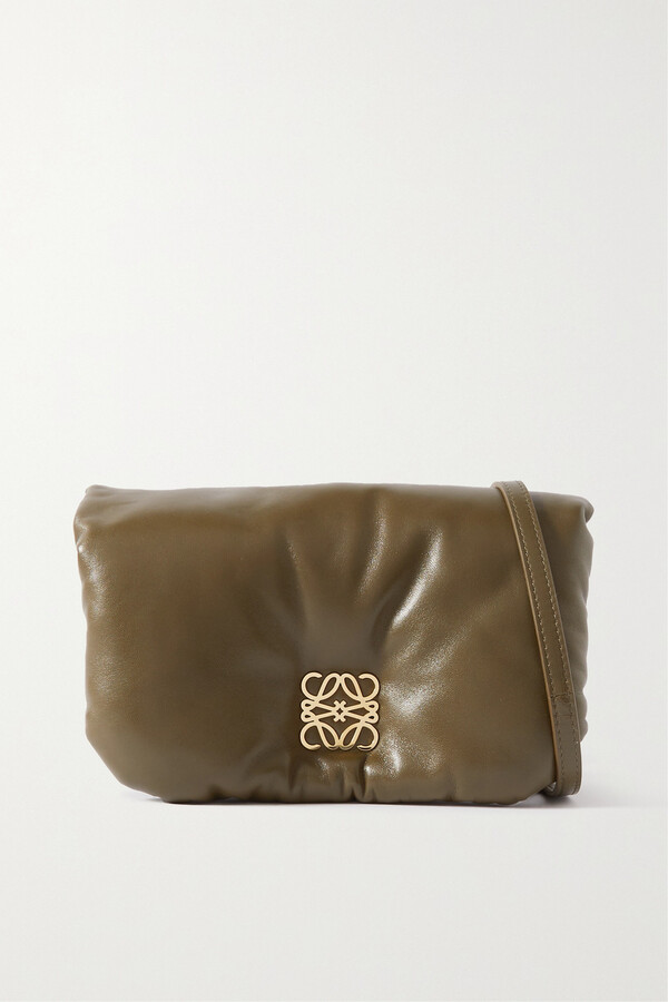 Loewe Goya Puffer Mini Leather Shoulder Bag