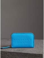 Thumbnail for your product : Burberry Embossed Leather Ziparound Coin Case