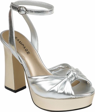 rampage silver wedges