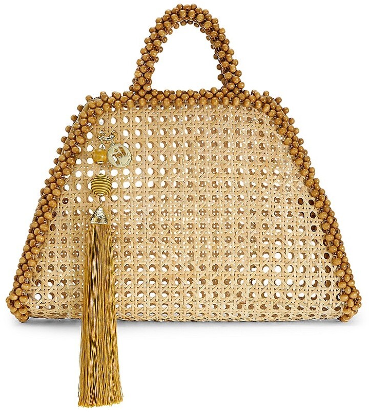 Rosantica Schultz Wicker TopHandle Bag ShopStyle