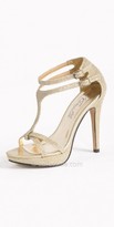 Thumbnail for your product : Camille La Vie Glitter Dual Ankle Strap Sandals