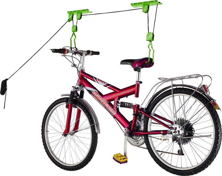 DTX Intl Bike Lane Bicycle Garage Storage Lift Bike Hoist 100LB Capacity Heavy Duty