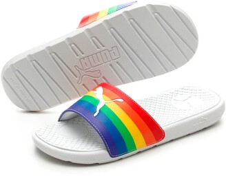 puma slides rainbow