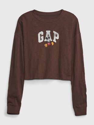 Disney Gap × Teen 100% Organic Cotton Mickey Mouse Graphic T-Shirt