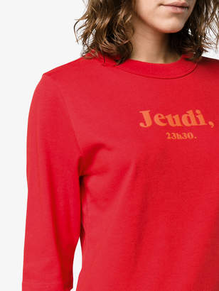 Jour/Né Jeudi 23h30 print t-shirt
