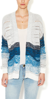 Thumbnail for your product : Splendid Marl Cotton Open Front Cardigan