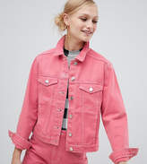 Thumbnail for your product : Monki denim jacket in pink