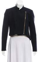 Thumbnail for your product : Helmut Lang Asymmetrical Crop Jacket