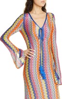 Thumbnail for your product : Alexis Zoey Chevron Stripe Long Sleeve Maxi Dress