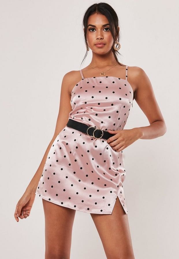 NWOT ZIMMERMANN Corsage Polka Dot Mini Dress Pink  Size 0 1 2