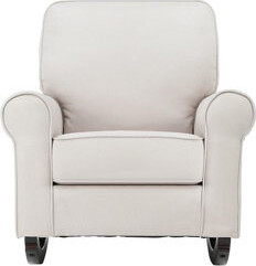 Red Barrel Studio Vaseem Transitional Rocking Chair in Beige