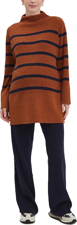 Nom Maternity Sarabeth Striped Nursing Sweater