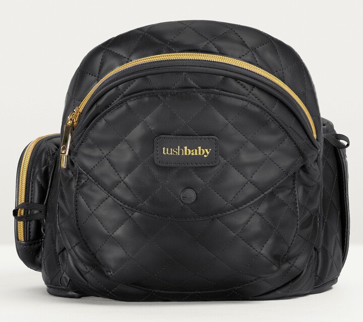 TushBaby Hip Seat Carrier Vegan Leather - Black