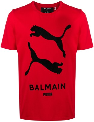 Balmain x Puma logo T-shirt