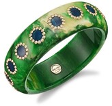 Thumbnail for your product : Mark Davis Collector 18K Yellow Gold, White Sapphire, & Bakelite Bangle