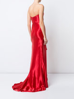 Thumbnail for your product : Oscar de la Renta draped hi-low gown