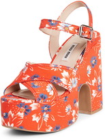 miu miu flower sandals