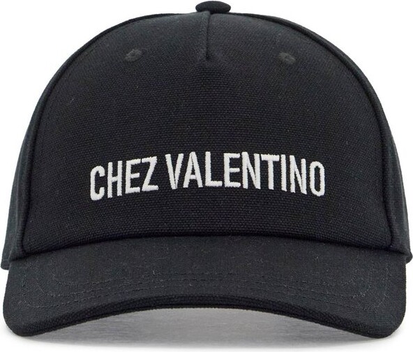 Valentino Chez Curved Peak Baseball Cap