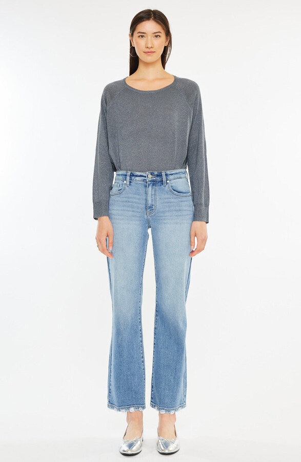 Kancan Melissa High Rise Slim Wide Leg Jeans