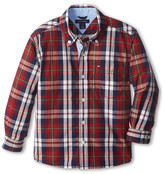 Thumbnail for your product : Tommy Hilfiger Kids L/S Mason Plaid (Toddler/Little Kid)
