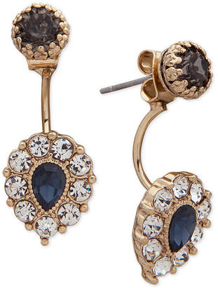lonna & lilly Gold-Tone Crystal Jacket Earrings