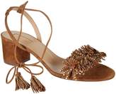 Thumbnail for your product : Aquazzura Fringed Detailed Sandals