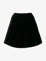 Fendi Quilted Velvet Mini Skirt
