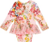 Thumbnail for your product : Camilla Kids Baby floral cotton-blend bodysuit