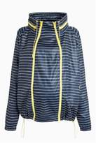 Thumbnail for your product : Next Womens Navy/White Stripe Maternity Packable Jacket
