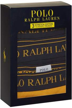 Polo Ralph Lauren Classic Logo Trunks (Pack of 3)