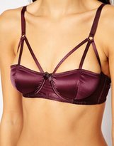 Thumbnail for your product : ASOS Millie Caged Satin Underwired Bra