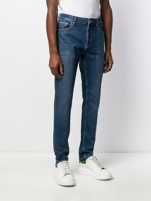 Versace Mid-Rise Slim Leg Jeans