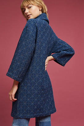 Anthropologie Calgary Quilted Wrap Coat