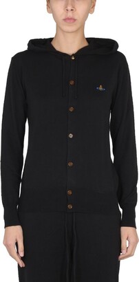 Vivienne Westwood Buttoned Hooded Cardigan - ShopStyle 