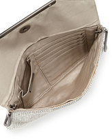 Thumbnail for your product : BCBGMAXAZRIA Bardot Metal Mesh Clutch Bag, White