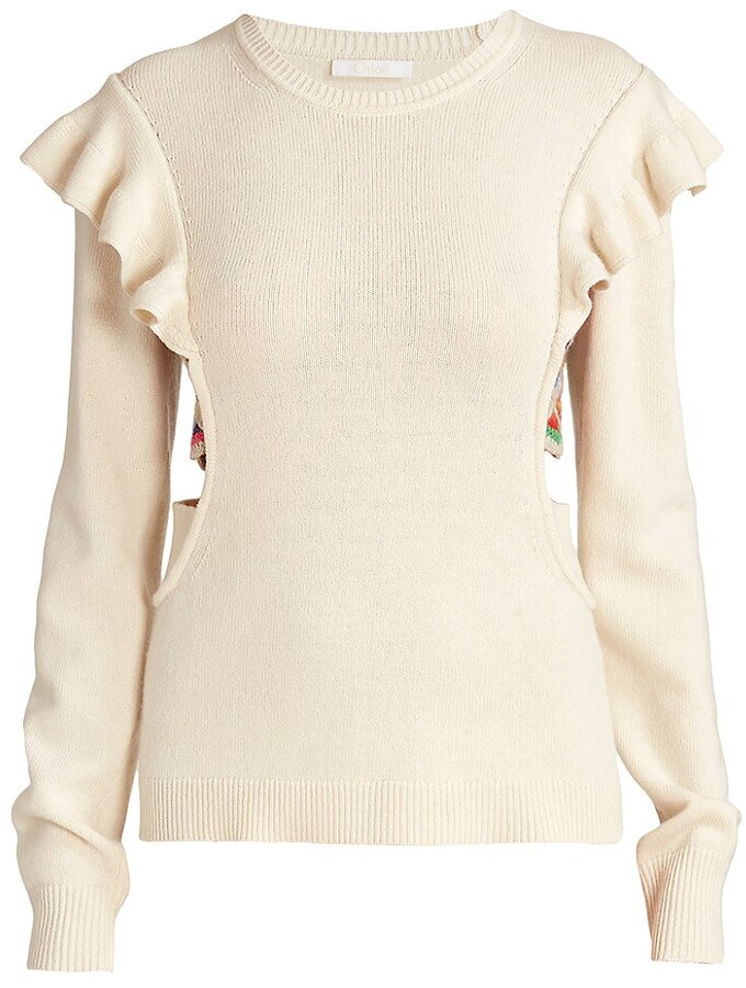 Chloé Wool Cashmere Blend Women's Sweaters | Shop the world's 