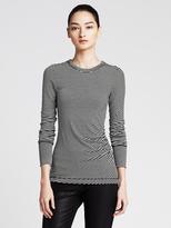 Thumbnail for your product : Banana Republic Striped Ruched Tee