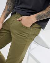Thumbnail for your product : Jack and Jones Slim Fit Jeans In Khaki Coloured Denim