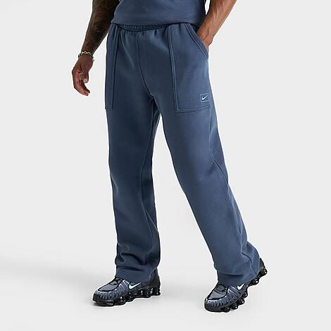 nike sportswear swoosh pants blue