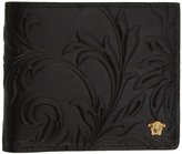 Thumbnail for your product : Versace Black Embossed Medusa Bifold Wallet