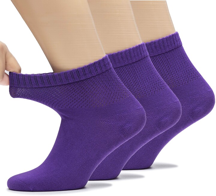 Cotton Rich Seamless Toe 1 Pair EU 36-40 Womens Socks Owl Beige Size UK 4-7