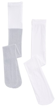 baby girl silver tights