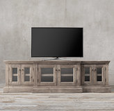 Thumbnail for your product : Restoration Hardware Salvaged Wood Glass Media Console