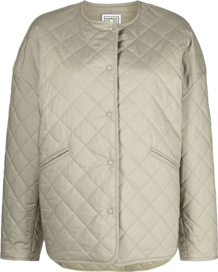 Totême Oversized Quilted Jacket ShopStyle