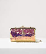 Thumbnail for your product : Vivienne Westwood Archive Orb Double Frame Purse With Chain Gold