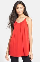 Thumbnail for your product : Milly Pleat Neck Tank