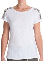 Thumbnail for your product : dylan Shoulder Studded T-Shirt (For Women)