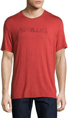 John Varvatos Metallica Logo Graphic T-Shirt, Red