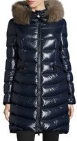 Thumbnail for your product : Moncler Aphia Hooded Puffer Jacket, Navy